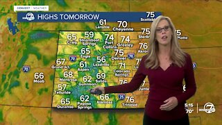 Perfect Bronco forecast- with a cold front next week