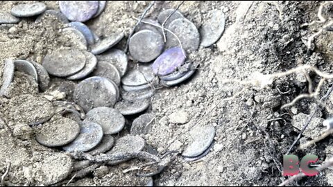 Buried treasure, including nearly 200 Roman coins, found in Italy