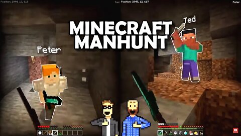 SPEEDRUNNER vs HUNTER - Minecraft Manhunt - SPLITSCREEN - Nintendo Switch