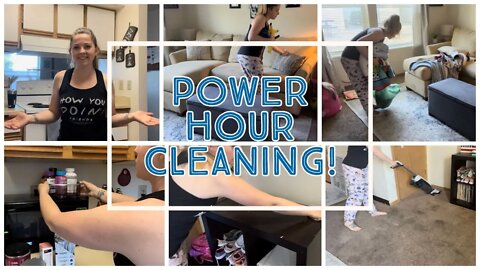 EARLY MORNING POWER HOUR CLEAN WITH ME!