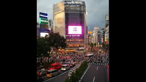 170805 Japan Tokyo Shibuya Crossing - World's Busiest Intersection