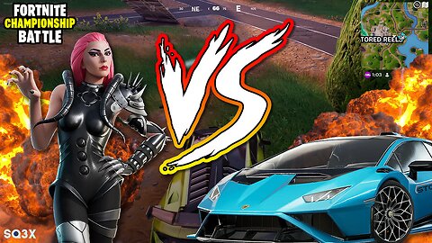 FORTNITE - Lady Gaga vs Lamborghini Huracan STO 🔥