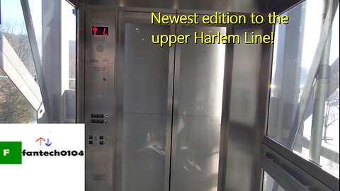 A brand new Mongrain hydraulic elevator at the Purdy's Metro North Railroad Station!