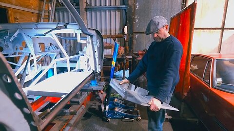 Maserati Mistral restoration on Celette bench by Mark's Italian Garage, part 7
