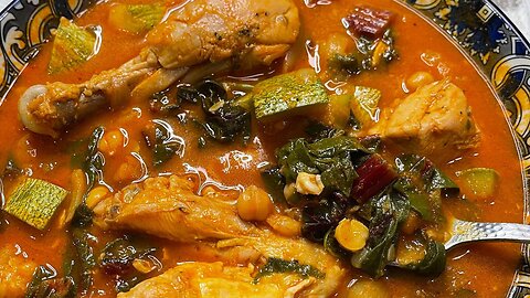 Cómo preparar Garbanzos con Pollo | Sopa De Garbanzos | Receta muy fácil y deliciosa paso a paso