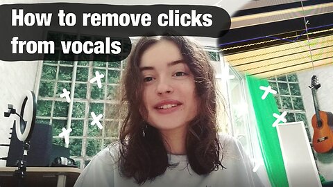 How to remove clicks from vocal | Recording clean vocals
