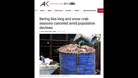 Alaska's bering snow crab, king crab seasons canceled