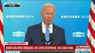 Biden Urges Private Companies To Mandate COVID Vaccines