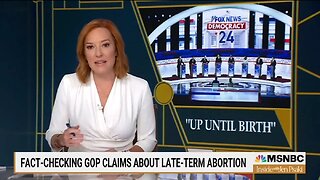 Jen Psaki Doubles Down On Abortion Lie