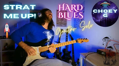 Heavy 'STRAT' Blues - Original improv Guitar Solo
