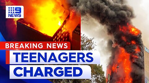 Two teenagers charged over Surry Hills building fire in Sydney | 9 News Australia