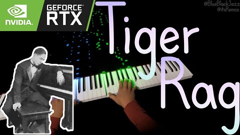 Jelly Roll Morton - Tiger Rag 1938: Concert Creator A.I. POV CGI (Solo Classic Jazz / Ragtime Piano)