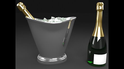 3D Model Champagne Bucket