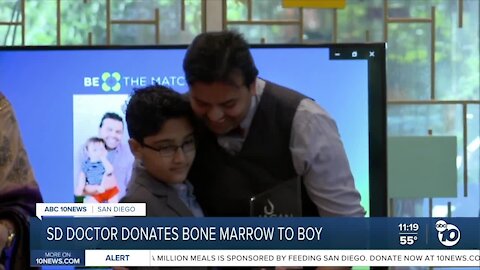 Local doctors donates bone marrow to Houston boy