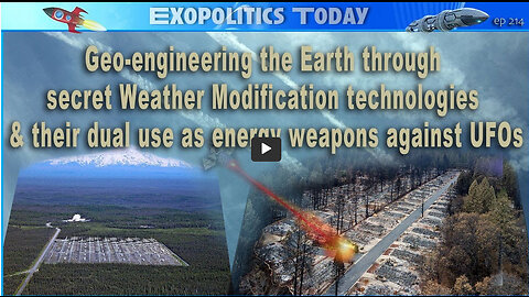 Geo-engineering Earth through Weather Modification technologies - dual use energy weapons