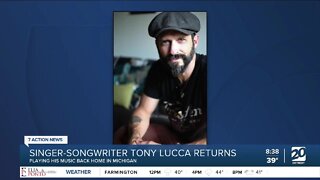 Singer-songwriter Tony Lucca returns home for Michigan performances