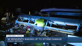 Stanley, Wisconsin sustains heavy damage in overnight wind storm