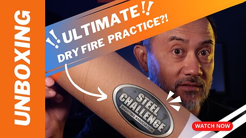 Revolutionizing Steel Challenge Training: Unboxing LASR's Ultimate Dryfire Practice Posters!