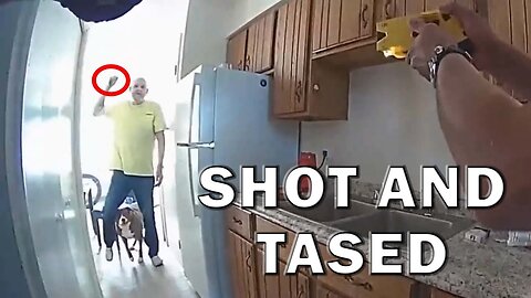 Knife-Wielding Suspect Shot During An Eviction On Video - LEO Round Table S08E83
