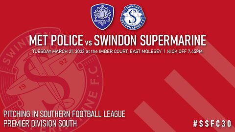 SLPS | Met Police 1 Swindon Supermarine 0