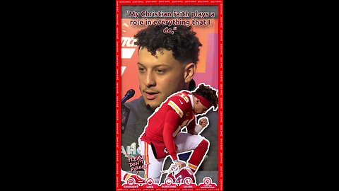 Mahomes Secret Weapon? "God Helps Me Win!" #spiritual #nfl #testimony #quarterback #sports #virals