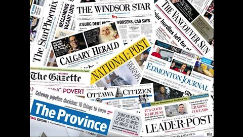 The Honourable Brian Peckford explains what happened to Canadian media