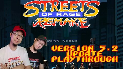 Streets of Rage Remake - Version 5.2 Update (Rudra / Roo Co-Op CPU Playthrough)