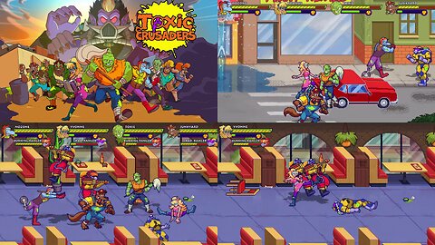 Toxic Crusaders 2023 Reboot Beat'em up Game [Sneak Preview]