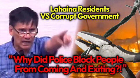 Lahaina Man Cuts Fence To Free Cop-Trapped Hawaiians, Bro Takes On Maui For Blocking Exits & Waters