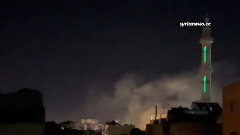 Israel Bombs Damascus from over the Syrian Golan, Again!