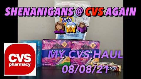 SHENANIGANS @ CVS again | CVS HAUL 08/08 #shenanigans #cvs