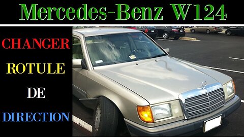 Mercedes Benz W124 - Comment changer une rotule de direction cassée. Faites le vous même