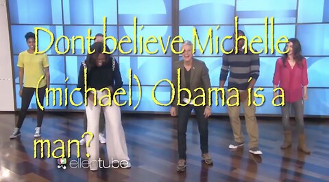 Michelle Obama Dances With Ellen and shows her stuff - seriously!