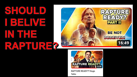 SHOULD I BELIEVE IN THE RAPTURE
