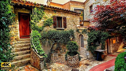 Eze - Beautiful Medieval Village in the South of France - The village has unique architecture