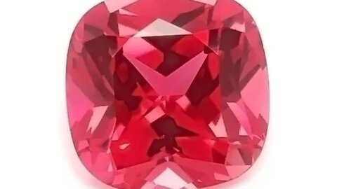 Chatham Created Square Cushion Padparadschas: Lab grown square cushion cut padparadschas