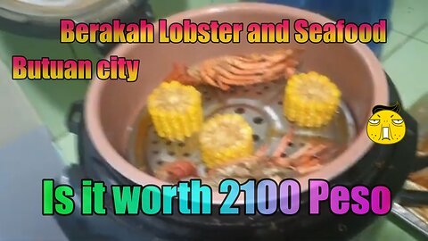 Small lobster from baraka seafood butuan city
