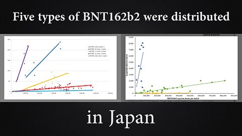 Five types of BNT162b2 were distributed in Japan.