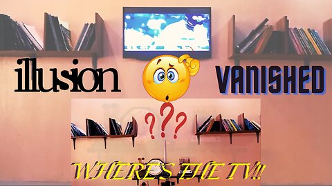How it Disappeared!!: TV Vanishes by VFX Illusion right before your eyes
