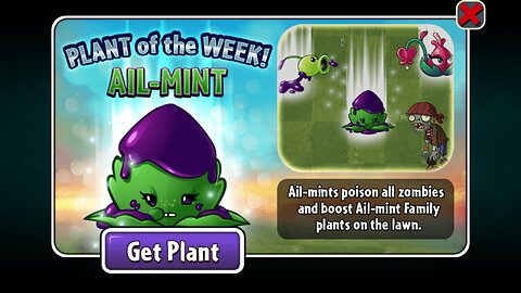 Plants vs Zombies 2 - Epic Quest - Mint Showcase - Ail-Mint - Nov 2023