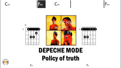 DEPECHE MODE Policy of truth - (Chords & Lyrics like a Karaoke) HD