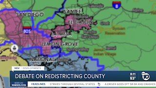 Debate on redistricting county continues