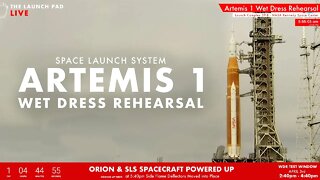 LIVE! Artemis 1 Wet Dress Rehearsal!