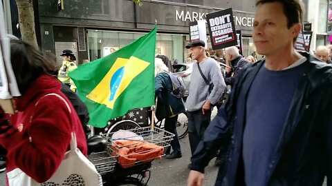 March for Julian Assange 23 Oct 2021