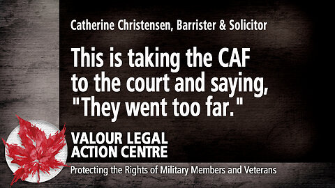 OP Valour Lawsuits: This is taking the CAF to the court and saying. “They went too far.”