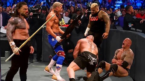 WWE 24 April 2024 Brock Lesnar VS Cody Rhodes VS Roman Reigns VS The Rock VS Solo Sikoa & Tama Tonga