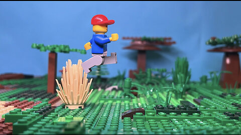 Five LEGO Stop Motion Jumps Shown Frame-by-Frame