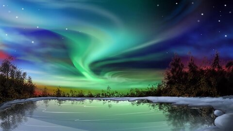 Aurora Borealis in 4K UHD: "Northern Lights Relaxation" Alaska Real-Time Video 2 HOURS