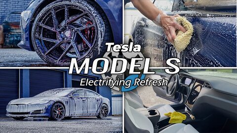 Tesla Model S | Inside Out CLEAN & Revitalizing a Ceramic Coating | THIS CAR IS AWESOME!!