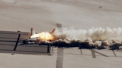 Boeing 720 Controlled Impact Demonstration (CID), 1984